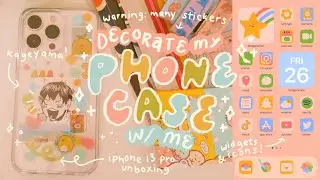 decorate my phone case w/ me! (what’s on my iphone 13 pro + unboxing)