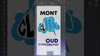 How to Put Text Inside a Cloud in Illustrator (Beginner Tutorial) /HLGRAPHICS