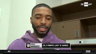 Mikal Bridges scores game-high 26 against Pistons