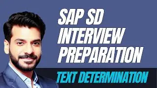 SAP Interview Preparation: Text Determination in SAP SD