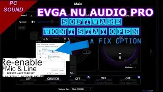 Nu Audio Pro Utility User Interface Keeps closing and Won't Stay Open! Let's Look At A Fix Option.