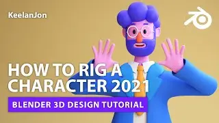 Blender 2.9 - Character Rigging Tutorial - How to Rig a Character