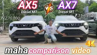 Mahindra XUV 3XO ✅ AX5 vs AX7 comparison video 2024🔥 Full detail