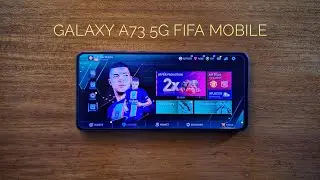 Samsung Galaxy a73 5g fifa mobile game play (max graphics).