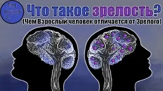 Что такое зрелость? (Чем Взрослый человек отличается от Зрелого)