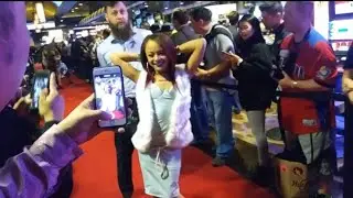 AVN AWARDS 2018 Red Carpet feat. tiny Holly Hendrix Hard Rock Hotel and Casino Las Vegas Nevada