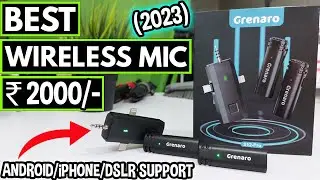 GRENARO 3 in 1 Wireless Microphone | Best Wireless Microphone Under 2000 | Wireless Microphone