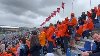 The tricky conditions at Zandvoort during FP1