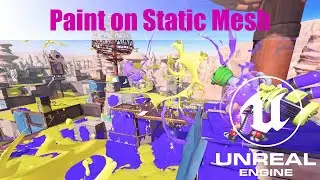 Paint on Static Mesh in UE4/UE5