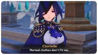 Clorinde's Clothes are Custom Made because her Booba TOO HUGE.