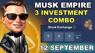 X Empire Combo 12 September 3 Investment Funds Stock Exchange - Telegram Game