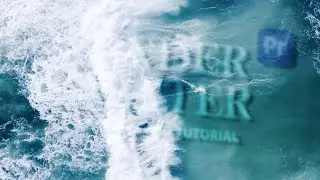 Underwater Text Effect | Aqua title | Title Effect | Premiere pro