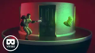 Ghostbusters - Cleanin' Up The Town 8K VR (SBS VR180 3D 60fps)