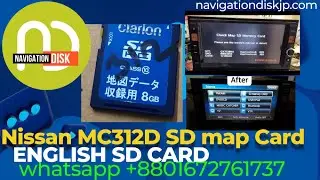 NISSAN MC312D-W sd card map error and fix | Know your Nissan Radios