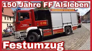 FESTUMZUG1️⃣5️⃣0️⃣Jahre FF Alsleben🚒🚨