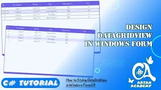 C# Design a Styling for DataGridView in Windows Form