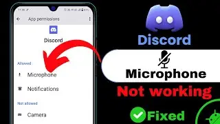 Discord Microphone not Working For Voice Call/Chat | Discord Mic Issues | Discord mic not working