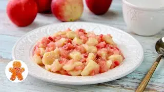 Вкусный завтрак 🍎 Яблочные клёцки