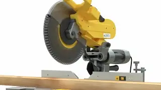 MITRE Saw Product Rendering, 3D Artist