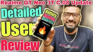 Review Of New Realme Ui 4.0 Update Of C.08 For Realme GT Neo 3T🔥5GB Size✌️You Can Update☺️