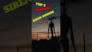 🔥 TOP 5 MOST TERRIFYING SIREN SOUNDS IN THE WORLD 🔊😨 🔥 #shorts #sirenhead #scary #top5 #viralvideo