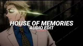 house of memories (sped up) - panic! at the disco [edit audio]