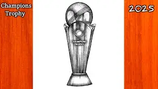 Champions Trophy Drawing 2025 || How to draw Champions Trophy 2025 || ICC Champions Trophy 2025