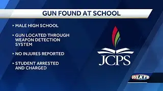 Louisville Male student facing charges after JCPS says they brought gun to school