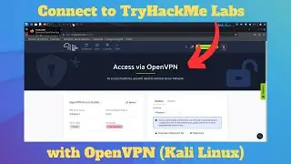 How to Connect to TryHackMe Labs on Kali Linux with OpenVPN