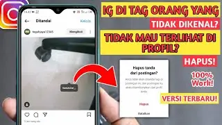 CARA MENGHAPUS TAG DI INSTAGRAM | TERBARU