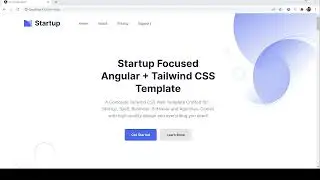 Free Angular 13 + HTML + Tailwind CSS Template From Scratch