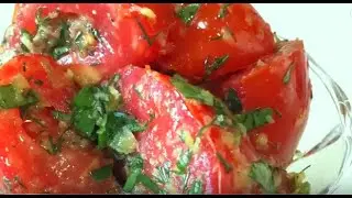 Вкуснейшая закуска!Помидоры по-корейски! Простой рецепт вкусной закуски. Рецепты. Готовим с Инной