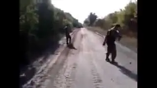 Разбитая колонна под Мариуполем. АТО
