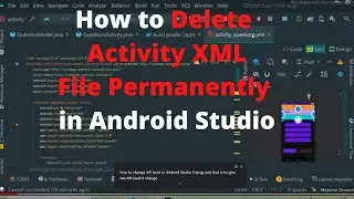 How to Delete Layout xml file permanently in android studio in hindi for beginners within  1 minute