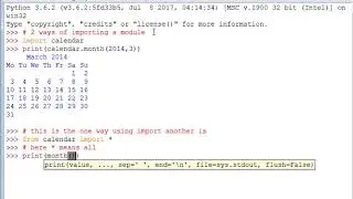 2 ways of importing a Module in Python