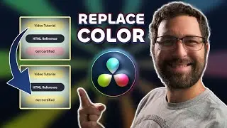 How to Change Colors in DaVinci Resolve - Replace Exact Colors