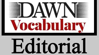 Dawn vocabulary CSS with Urdu meaning | Dawn vocabulary | Dawn vocabulary with Urdu meaning