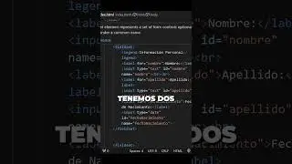 ¿Nunca has utilizado la etiqueta FIELDSET en HTML? ¡Utilízala!