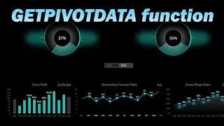 How to use GETPIVOTDATA from Pivot Table in Excel Dashboard