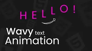 Create Wavy Text Animation Using CSS | CSS Text Effects | HTML & CSS Tutorial