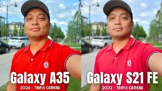 UNBELIEVABLE!!! Galaxy A35 vs Galaxy S21 FE camera comparison!