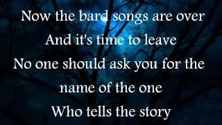 Blind Guardian-The Bard's Song (lyrics)