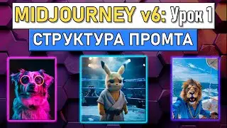 Midjourney v6: Урок 1 - Структура промта