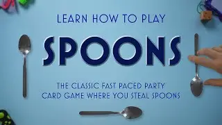 SPOONS The Classic Fast-Paced Card Game for Parties and Family Fun