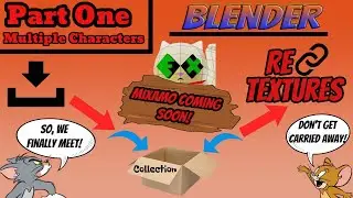 Multiple Characters using Mixamo with Blender Part 1