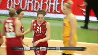 Basketball Найкращі моменти матчу Україна Сербія