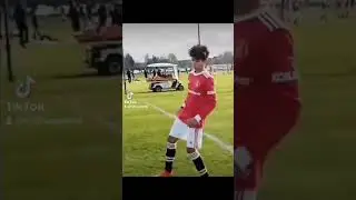 Cristiano Ronaldo Jr playing for ManUTD U-12 🔥 #shorts #cr7 #manutd