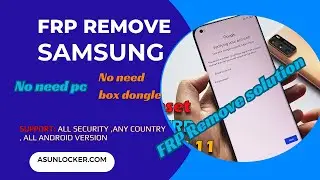 SAMSUNG FRP REMOVED BY IMEI Full Tutorial - FRP Remove No need PC - Box -dongle