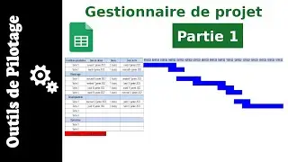 #1 Gestionnaire de projet sur Google Sheets : Mise en forme