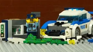 Lego City ATM Robbery Fail Police Car Crash